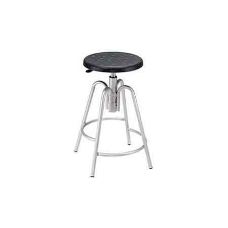 Global Industrial Polyurethane Shop Stool Black 250788